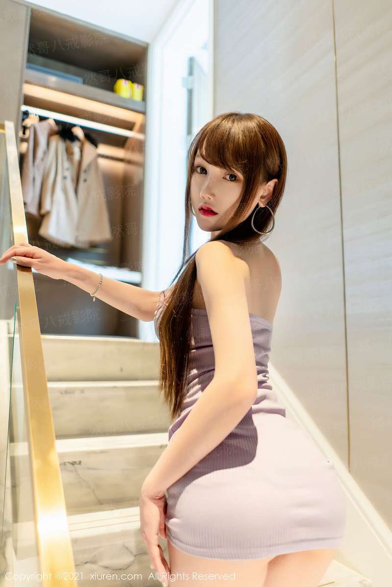 欧洲混血女模写真